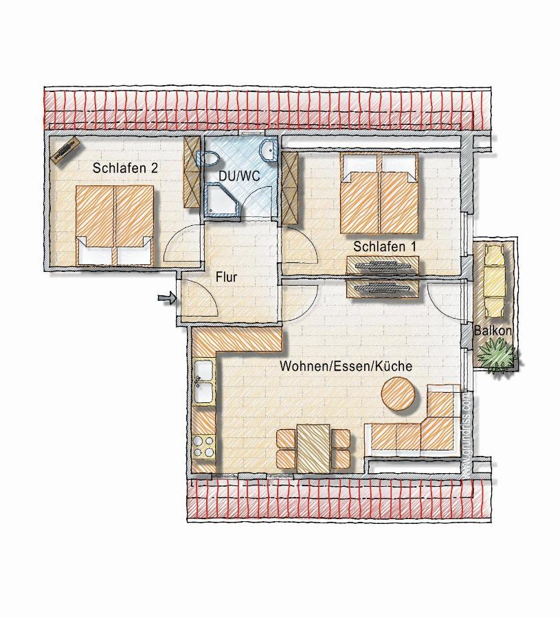 Dyke Appartements Бюзум Екстер'єр фото