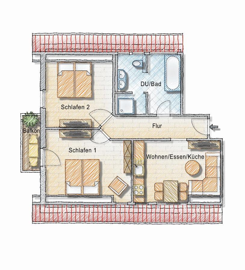 Dyke Appartements Бюзум Екстер'єр фото